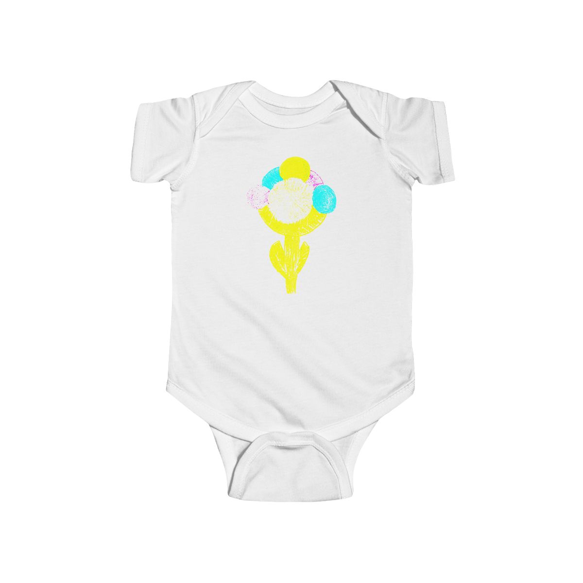 front view - Infant Fine Jersey Bodysuit (XPM2-48)