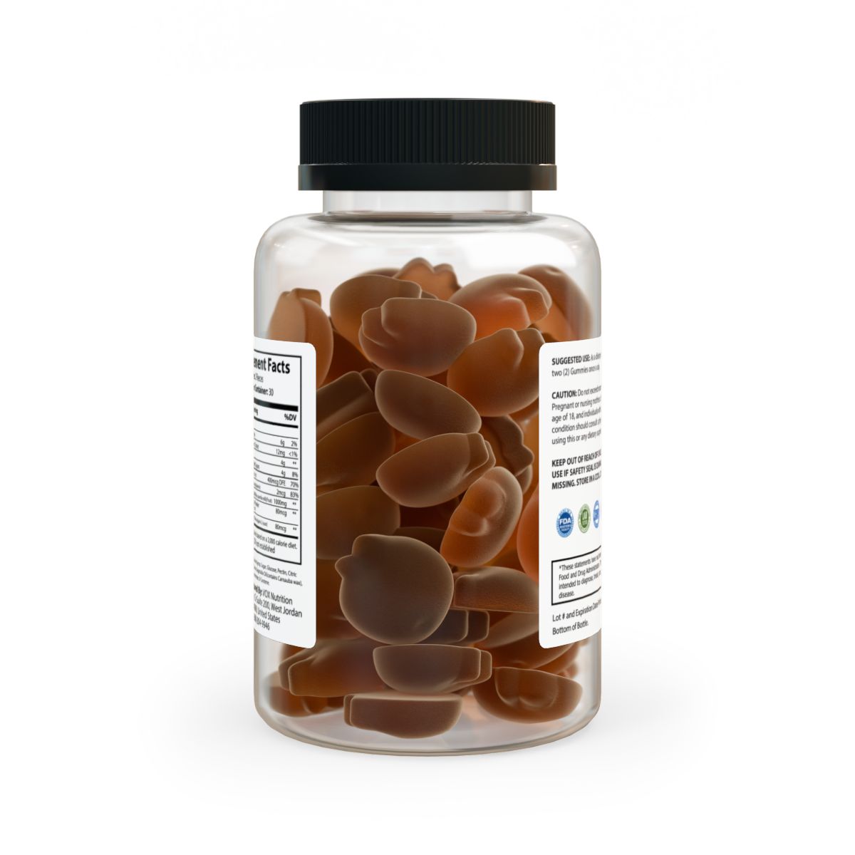 other view - Lauren Anne Apple Cider Vinegar Gummies (60 Gummies)