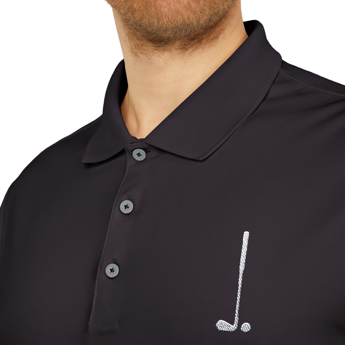 other view - Golf Club and Ball Unisex Performance Polo