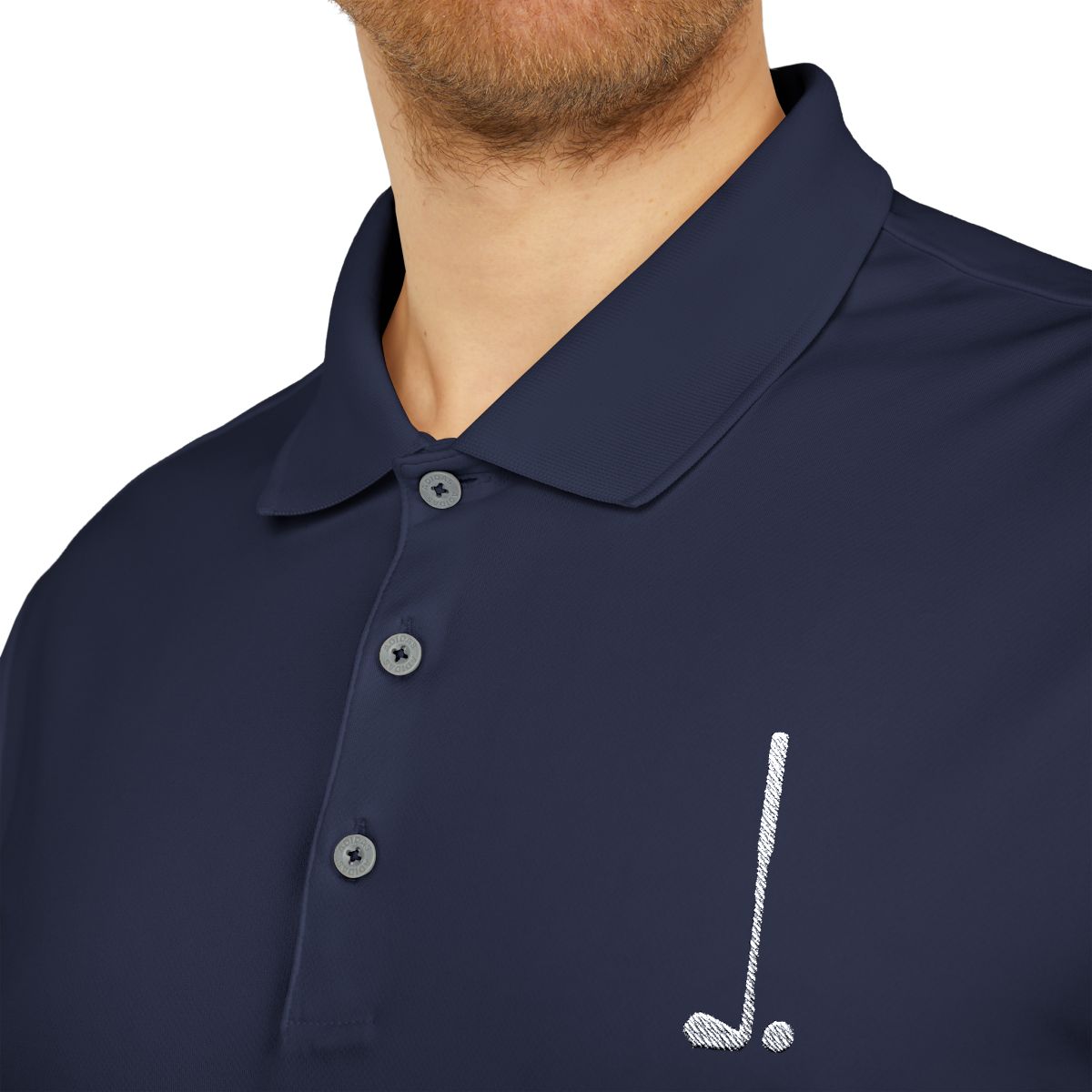 other view - Golf Club and Ball Unisex Performance Polo