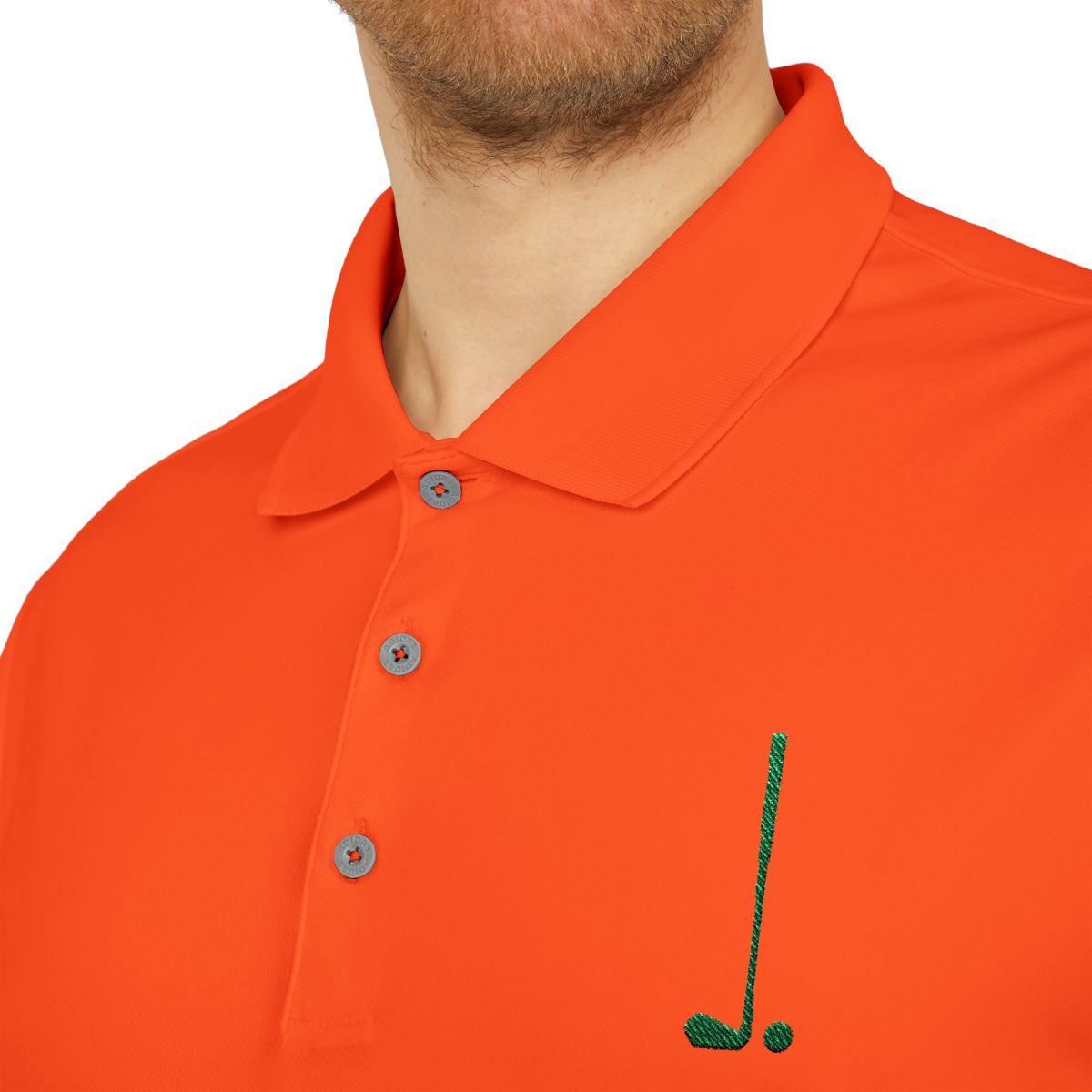 other view - Golf Club and Ball Unisex Performance Polo