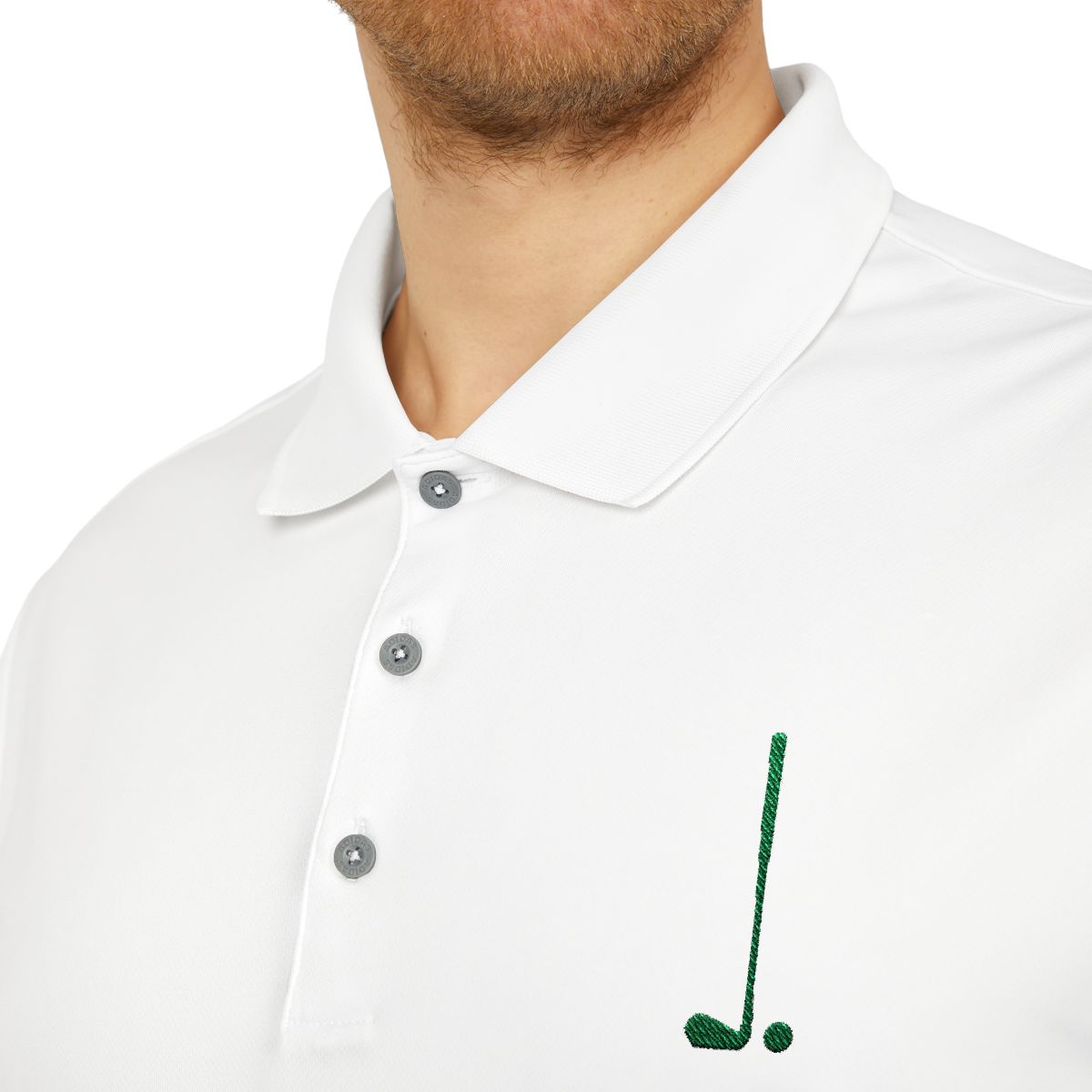 other view - Golf Club and Ball Unisex Performance Polo