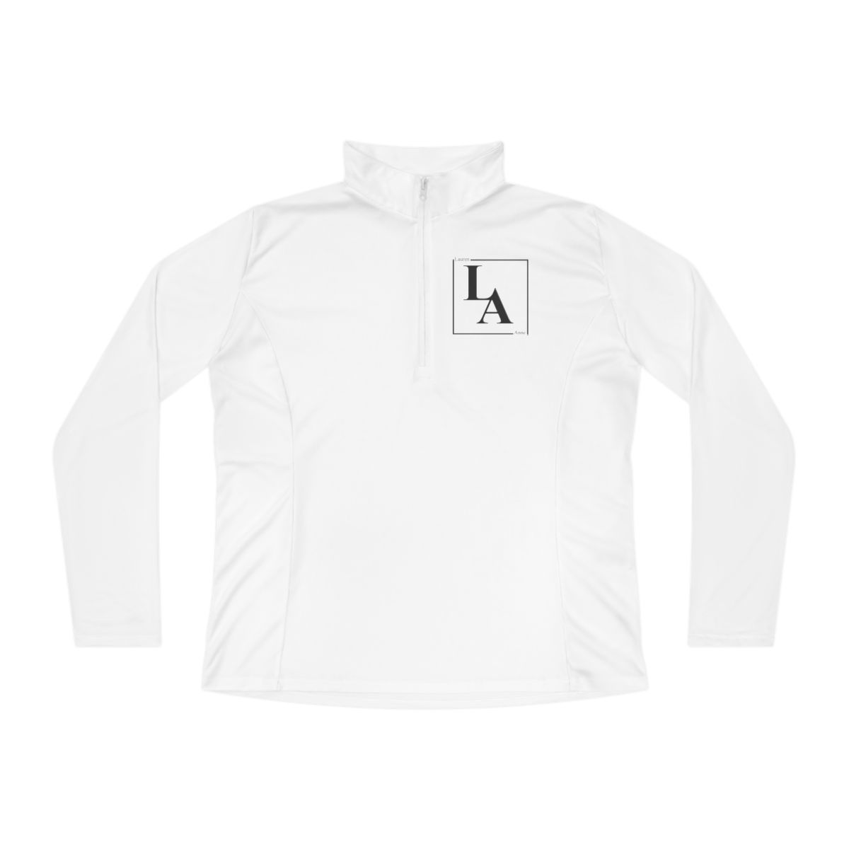 other view - Lauren Anne Ladies Quarter-Zip Pullover