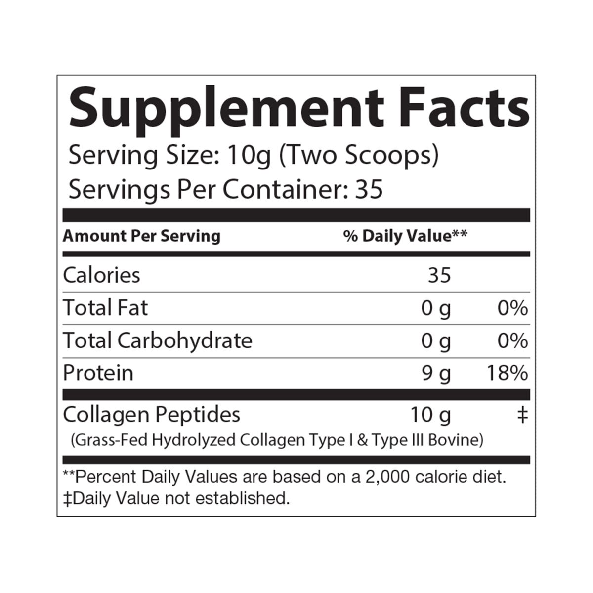 other view - Lauren Anne Collagen Peptides Type I & III Supplement (350g, 12.3oz)