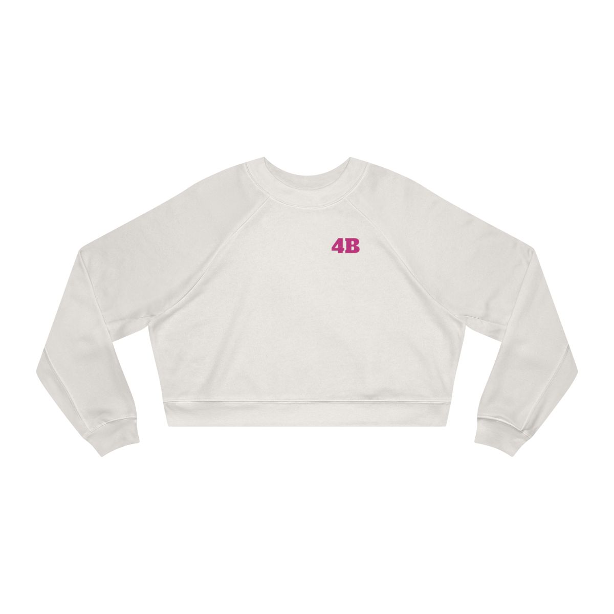 front view - 4B Movement Women's Cropped Fleece Pullover