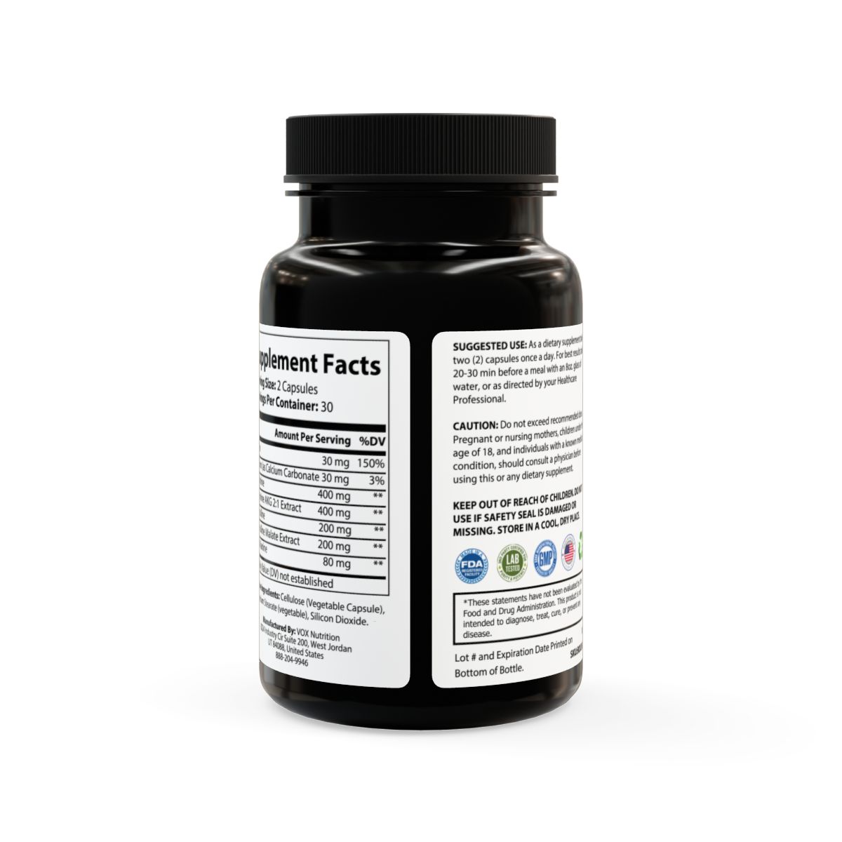 other view - Lauren Anne L-Arginine Supplement (60 Capsules)