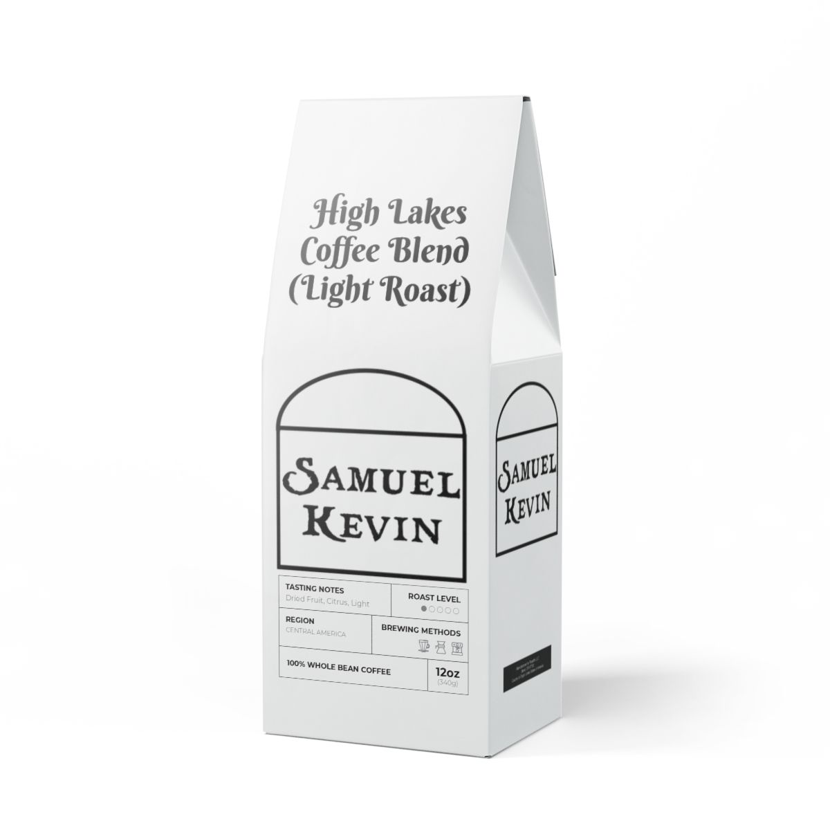 other view - Samuel Kevin High Lakes Coffee Blend (Light Roast)