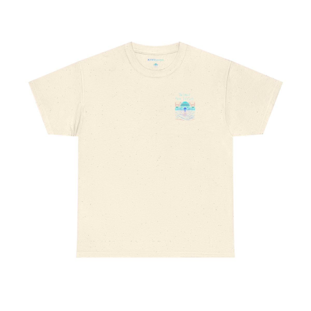 front view - Belmar New Jersey Gildan 5000 Unisex Heavy Cotton Tee