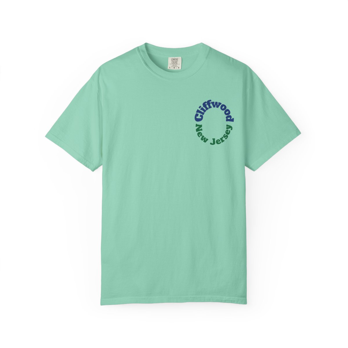 front view - Cliffwood New Jersey Unisex Garment-Dyed T-shirt