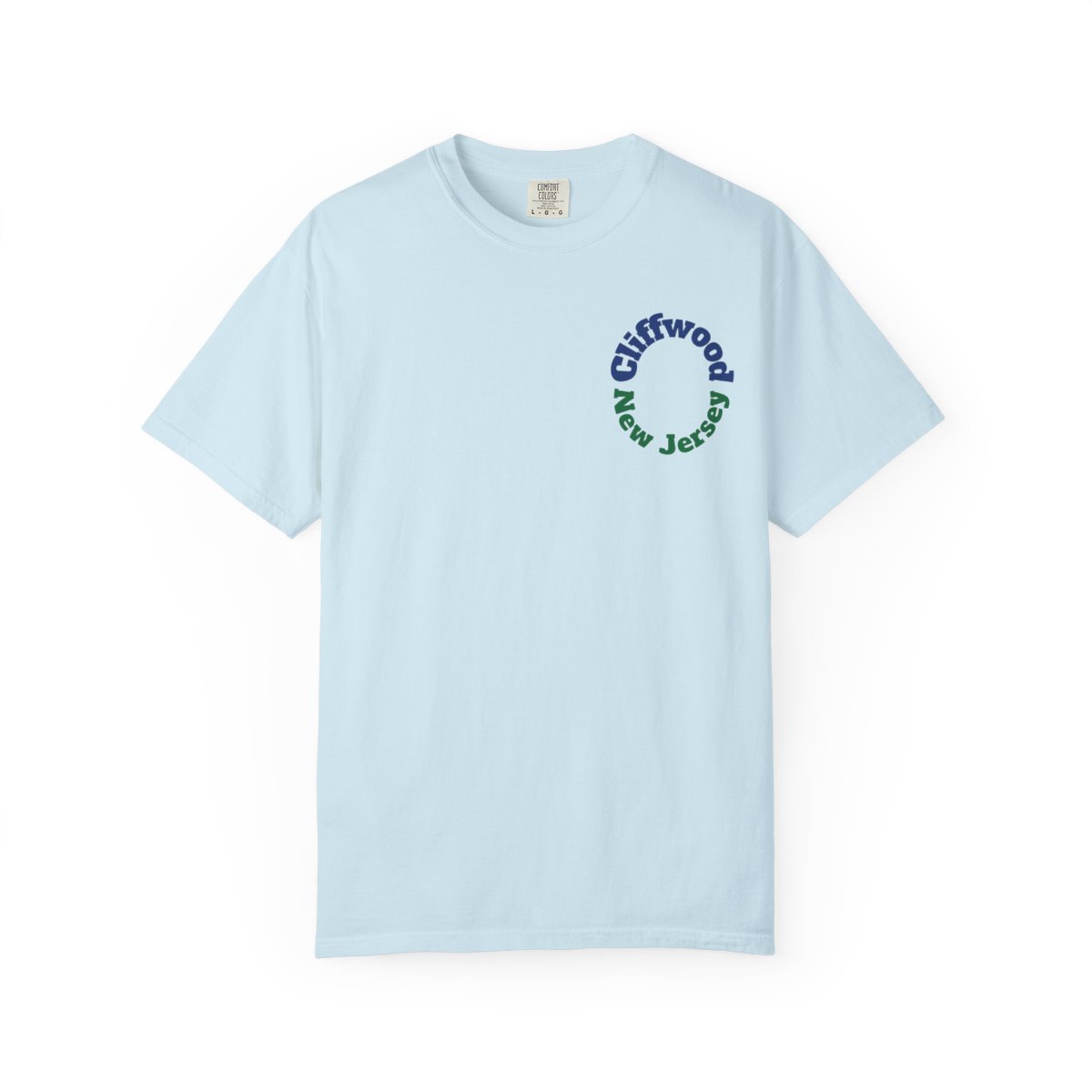 front view - Cliffwood New Jersey Unisex Garment-Dyed T-shirt